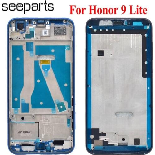 Blue/Black/Grey For Huawei Honor 9 lite Housing Middle Frame Bezel Middle Plate Cover replacement parts For Huawei Honor 9 lite