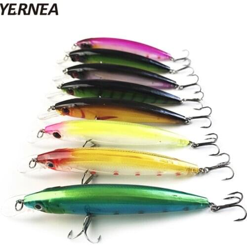 Yernea 8pcs/Lot Swimbait Fishing Lures Crankbait Hard Bait Slow Wobbler Fishing Tackle Isca Artificial Lures Accessories 8Colors