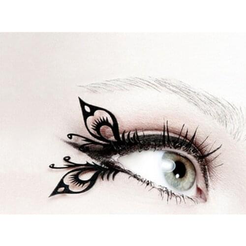 1 pair/pack Sexy Slim Artistic Creative Open Work Butterfly False Fake Eyelashes Women Make Up Tool Maquiagem