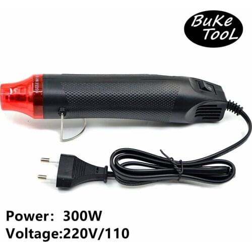 220/110V MMOBIEL Portable Handheld Hot Air Gun Heater Blower 300w Hot Temperature for DIY Embossing Shrink Wrapping Drying Paint