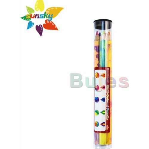 5pc splendi multicolor color pencil rainbow drawing pencil magic scholar painting pencils kindergarten kids hand painting pencil