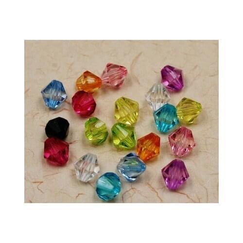 4-6MM Acrylic Diamond Bead Beads Scattered Beads Manual DIY Earrings Material Homemade Bracelet Necklace Accessories