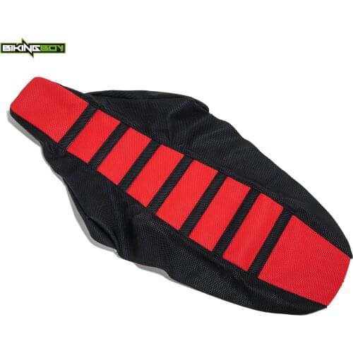BIKINGBOY For Honda CR 125 R CR 250 R 2000 2001 Seat Cushion Cover Gripper Ribbed Soft PVC Off-Road Motocross MX