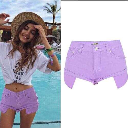 Summer Sexy Denim Shorts Womens Candy Mini Jeans Shorts Girl Shorts