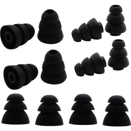 POYATU 6 Pairs Ear Tips Buds For Meizu EP52 Wireless Bluetooth 4.1 Sport Earphone Silicone Case For Meizu EP 52 Earbuds Silicone