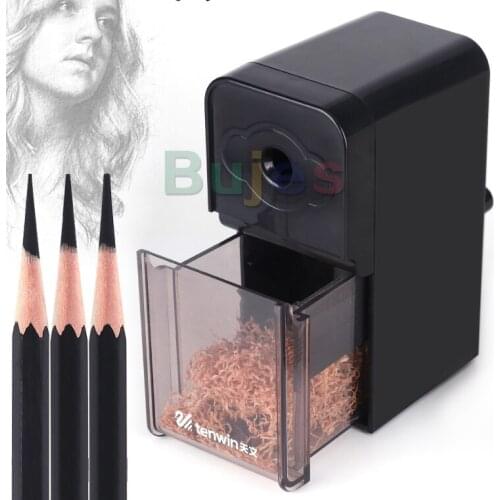 TEN-WIN Hand-cranked Pencil Sharpener,Variety of Pen Tips, Adjustable In Thickness, Automatic Lead Feeding, Anti-sticking Lead