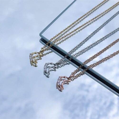 Vintage Gold Silver Irregular Round Pendant Necklace Ladies Fashion Moon Necklace for Women