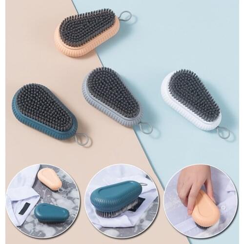 1 Pcs Portable Laundry Brush Home Kitchen New Candy Color Soft Cleaning Brush Household Floor Hearth Clothes Shoes Washing Brush