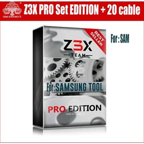 Original Z3X PRO EDITION Activation Samsung Tool + 30 cables