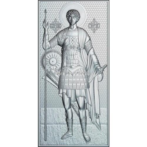 Sf_Dimitrie 3d model for cnc STL format Religion 3d Relief Model STL Router 3 axis Engraver ArtCam