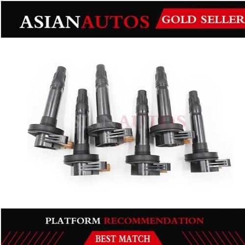 6PCS Ignition Coils BL3E-12A375-CA BL3Z-12029-A For Lincoln Ford Ecoboost Flex F150 Taurus Mks Mkt F-150