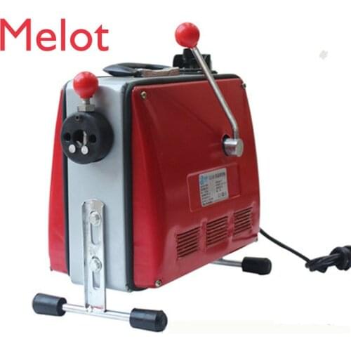 Automatic electric pipe dredging machine sewer dredger toilet floor drain dredging cleaning machine