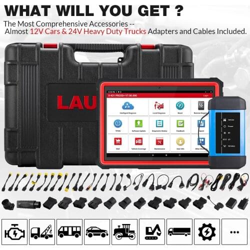 LAUNCH X431 PRO3S+ HDIII 12V/24V Car Truck diagnostic tool auto obd obd2 Code reader Full system diagonostic scanner X431 V PRO