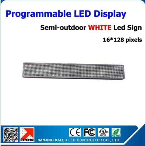 Free Shipping White Color Semi-outdoor LED Display P10 White LED Display Module 320*160mm 1/4 scan 24*136cm LED Display board