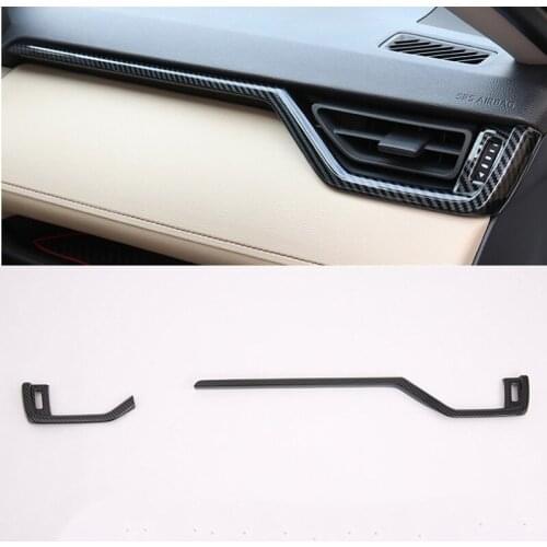 For TOYOTA RAV4 For Wildlander 2019 2020 Left/Right Hand Drive ABS Car Dashboard Trim Console Panel Molding Cover Accessories