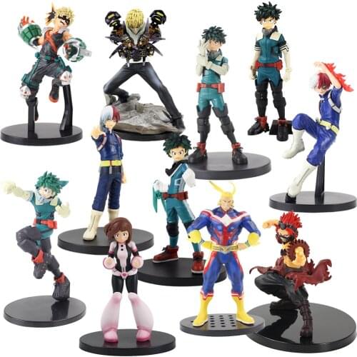 4-25cm My Hero Academia Figure Toy Vol1. Smack Midoriya Izuku Shouto Todoroki Katsuki Boku no Hero Academia Model Figurals Toys