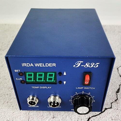 Infrared Rework Station BGA Portable Desoldering Station Puhui T-835 Soldering SMD For Cell Phone, Computer, Laptop Repair