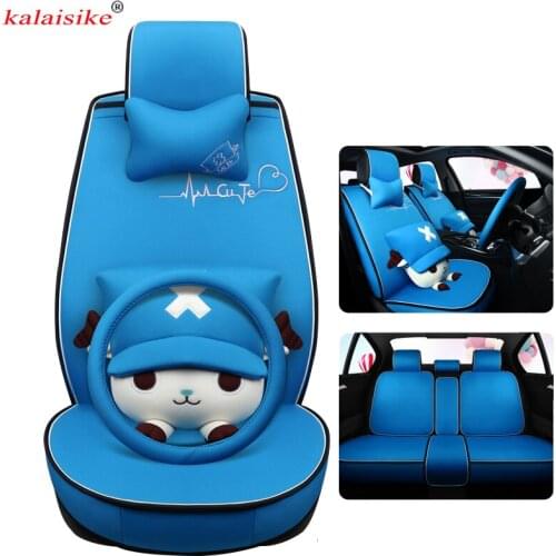Kalaisike flax Universal Car Seat Covers for Mazda all models mazda 3 5 6 CX-5 MX-5 CX-7 car styling automobiles accessories