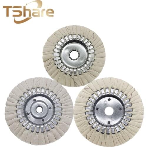 4 PCS Buffing Wheel Iron Core Polishing Wheel 150X20mm for Edge Banding Mahcine Accessories