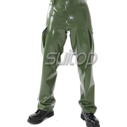 Suitop latex uniform pants