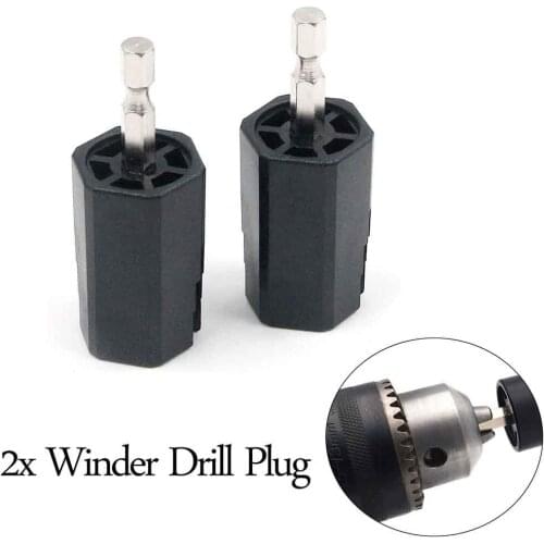 Top selling 2pcs Electric String Winder Heads Guitar Chord Change Tool for Guitars Ukulele Banjos Mandolins