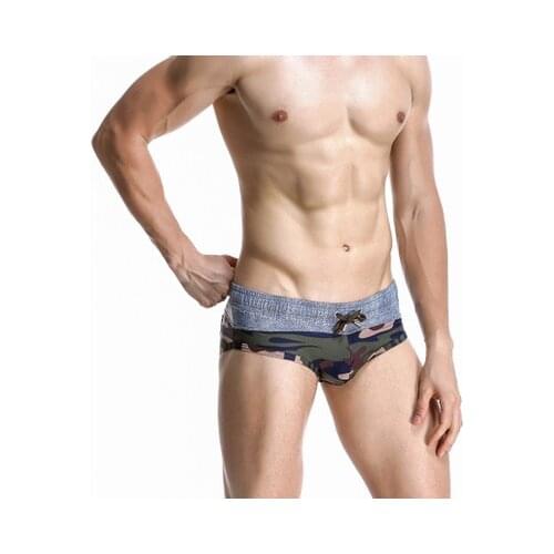 Hot selling!Brand SEOBEAN Men solid swimming trunks mens low waist swim briefs Swimming Trunks Swimwear sexy shorts swimsuit