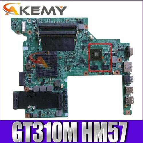 Original Laptop motherboard For DELL Vostro V3500 3500 GT310M Mainboard CN-0W79X4 0W79X4 HM57 N11M-GE1-S-A3 DDR3