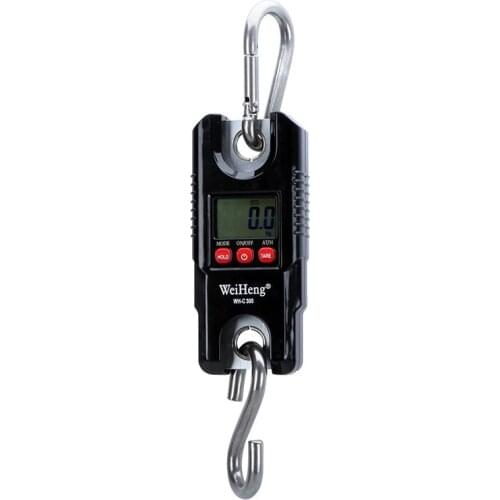 300kg Mini Industrial Crane Scale Portable LCD Digital Electronic Scale Heavy Duty Handhold Hanging Hook Weight Scales Dropship