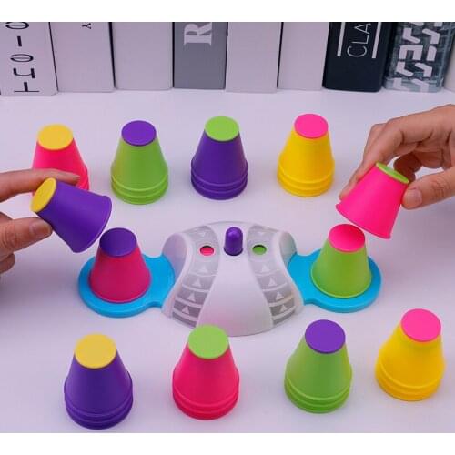 Improve Concentration Toys Interaction Table Games Logic Educational Training Stacking High Set Of Cup Children Puzzle Toys
