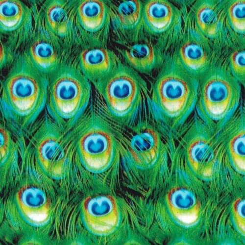 TSAUTOP Size 0.5m x 20m beauty Peacock feather water transfer printing foil sale water transfer printing film TSCU1425