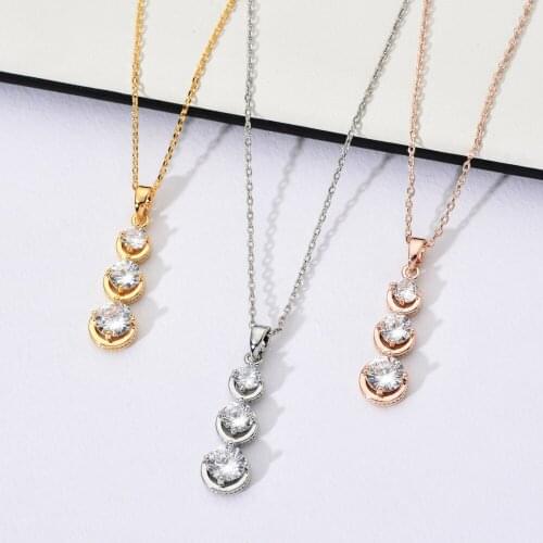 High-quality Korean fashionable and exquisite Zircon Pendant suitable for women/girls Wedding Party Jewelry D-033