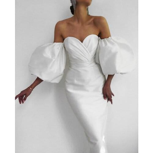 2020 Fashion Women Sexy White Violet Off The Shoulder Backless Lantern Sleeve Long Dress Designer Elegant Party Dresses