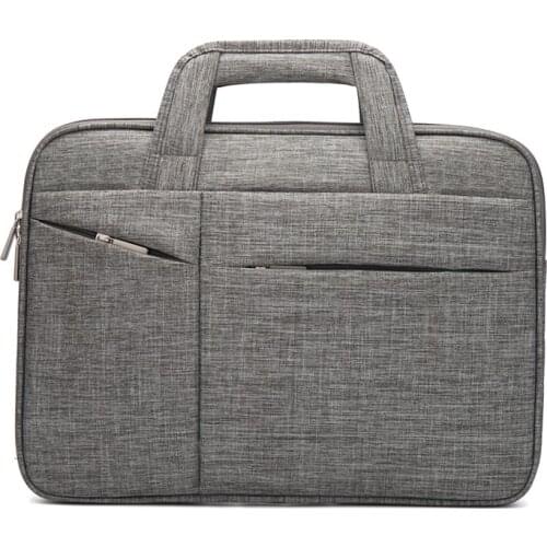 2020 Fashion Canvas Business Briefcase High Quality Mens Handbag Soild Color Laptop Bags Unisex Notebook Handbags for Business