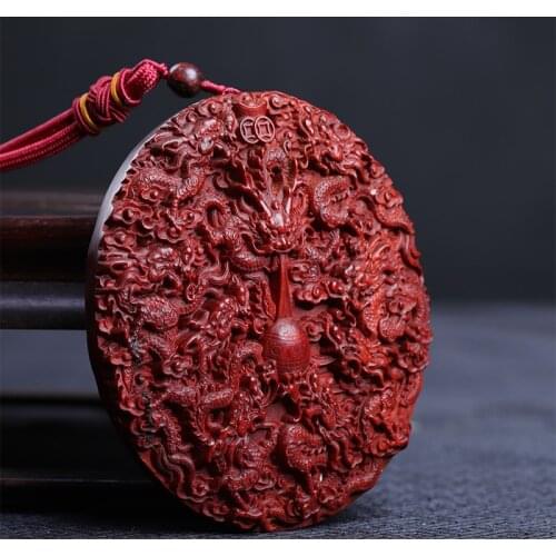 7/8/9/10cm Lobular Rosewood Myth Traditional Chinese dragon Animal Sculpture Mascot Wall Decoration Car Hanging Home Décor