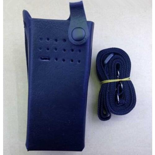Good Quality Hard Leather Holster Case for MOTOTRBO GP328D etc walkie talkie