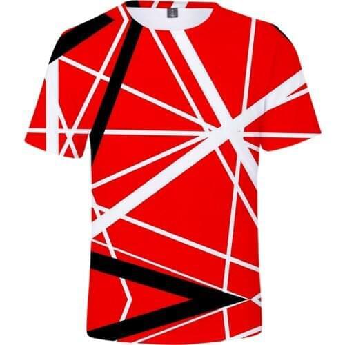 2021 Arrival Eddie Van Halen 3D Printed Children t shirt Casual Spring/Summer Short Sleeve tshirt Eddie Van Halen kids Tops