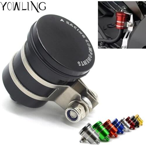 For SUZUKI GSXR 750 GSXR750 GSX-R750 GSX-R 750 Brake Fluid Reservoir Connection Brake Fuel Hose Bracket Tank Oil Fluid Cup Cover