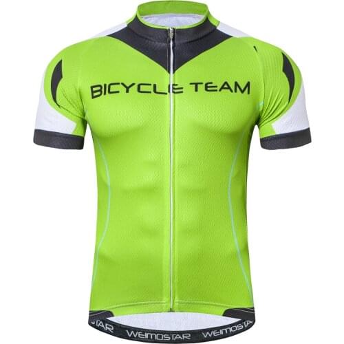 Breathable Mens Cycling Jersey Summer Mountain Bike Jersey Pro Team Cycling Clothing Anti-UV Bicycle Shirt Racing Cycle Wear