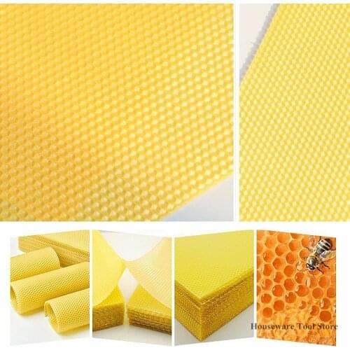 10PCS Beekeeping Bee Nest Beekeeping Honeycomb Foundation Bees Wax Frames Honey Hive Garden Bee Beehive Nest Beekeeping Tools