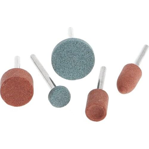 5Pcs 3mm Shank Wheel Head Grinding Polishing Electric Grinder Head
