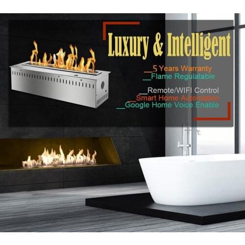 Inno-Fire 48 inch ethanol fireplace modern smart furniture