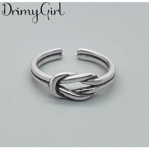 New Arrivals Boho Vintage Love Heart Rings For Women Large Adjustable Size Finger Ring Fashion Jewelry 2021