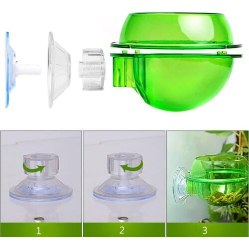 Reptile Anti-escape Food Bowl Cup Turtle Lizard Worm Live Food Container #314