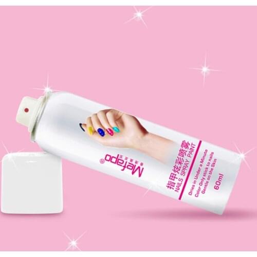 Nail Spray Paint Varnish Quick Dry Non Toxic DIY Nail Art Polish MPwell