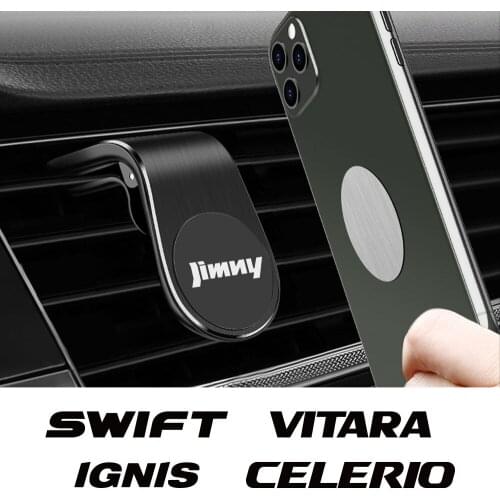 Magnetic Phone Holder For Suzuki Jimny Swift Grand Vitara Ignis Alto Baleno SX4 Samurai S-Cross Celerio Ertiga Car Accessories