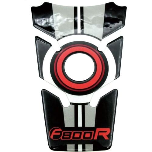 Motorcycle 3D Fish Bone Protector Sticker Gas Cap Pad Filler Oil Tank Reflective Decals For BMW F800R F 800R 2018 2019 2020 2021