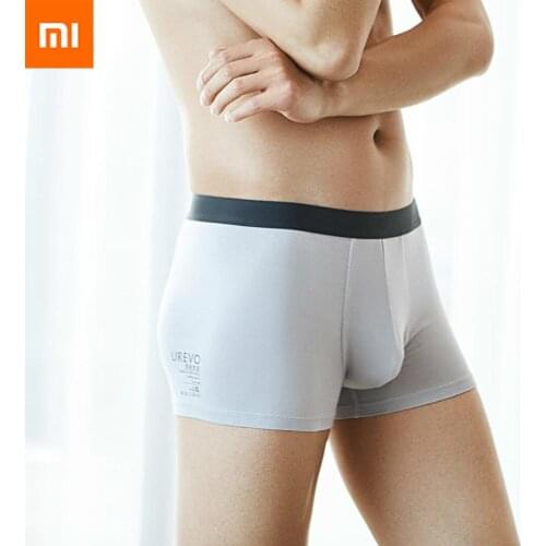 Xiaomi youpin UREVO Modal Mens Underwear 3 mixed colors Anti-pinch hip cutting comfortable high quality