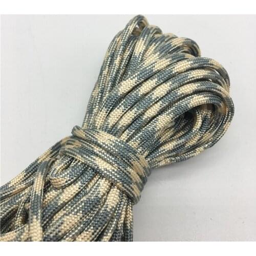 10yds Paracord 550 Parachute Cord Lanyard Rope Mil Spec Type III 7 Strand Climbing Camping Survival Equipment #Multicolor SZ129