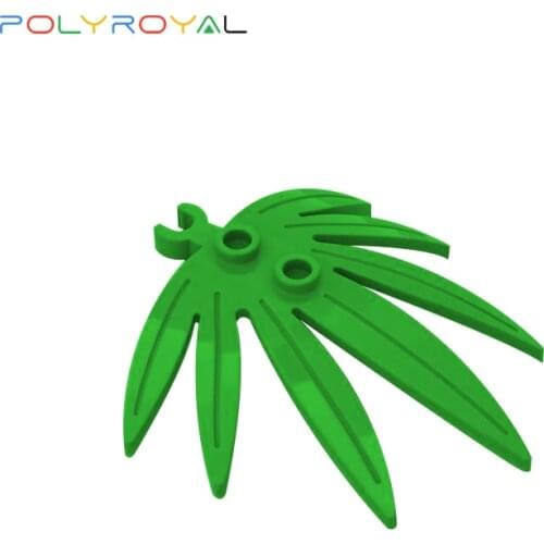 Building Blocks parts Plant 6x5 leaves with clip 10 PCS MOC Compatible With brands toys for children 10884