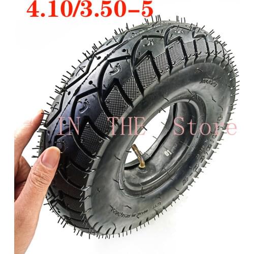 Thickened 4.10/3.50-5 Tires Inner Tube for 47/49CC Motorcycle Scooter Mini Quad Dirt Pit Bike ATV Go-Kart Chunky Tyre Parts
